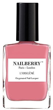Nailberry L'Oxygéné Oxygenated Nail Lacquer | Bubble Gum, 15 ml | Polish for a Healthier Manicure & Long Lasting Colour | 12-Free, Vegan, Halal, Cruelty & Gluten Free