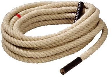 Sport-Thieme Ziehtau Indoor | Hochwertiges Seil zum Tauziehen für Innenräume, Kita, Schule | Aus griffig, geschmeidigem Polyhanf | In 5 Längen: 8, 10, 12, 14 o. 23 m | Markenqualität