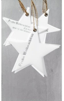 Räder Silber+Weiss Geschenkanhänger 3 Stück im Set [W]