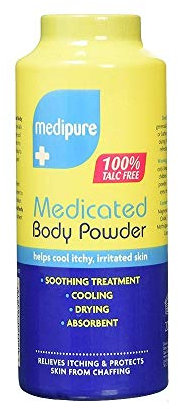 Medipure Poudre corporelle médicale unisexe pour peau irritée - 200 g