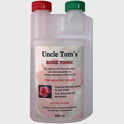 FARMFOS GARDEN ROSES - UNCLE TOM'S ROSE TONIC FEED & DISEASE SPRAY/DRENCH 500 millilitres
