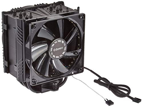Enermax ETS-T50 AXE (ETS-T50A-BVT) Dissipatore CPU con flusso laterale e ventola PWM LED multicolore da 12cm