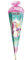 Schultüte - magisches Einhorn - Pferd - 70 cm - rund - incl. Name - Filzabschluß - Zuckertüte - Roth - mit Holzspitze - für Mädchen - Einhörner - Pegasus ..