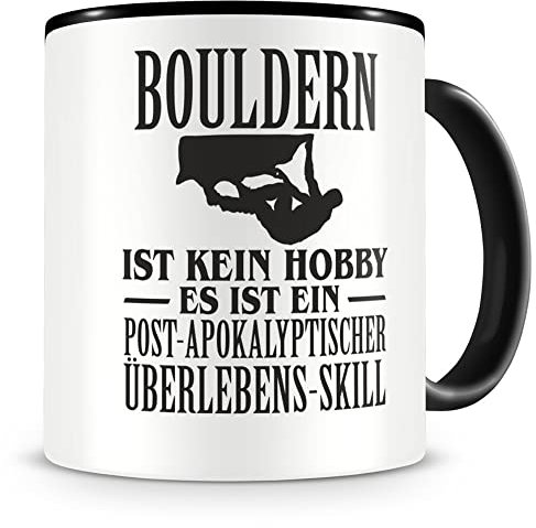Samunshi® Bouldern ist kein Hobby Tasse Kaffeetasse Teetasse Kaffeepott Kaffeebecher Becher