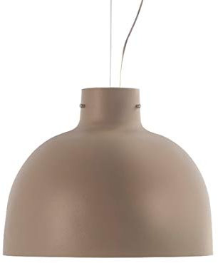 Kartell Bellissima, Lampada a Sospensione, Tecnopolimero termoplastico colorato in Massa, Tortora, Ø 50 x H 41 cm [Classe di efficienza energetica E]