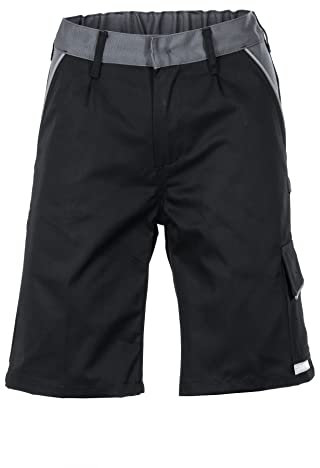 Planam 2714064 Highline Shorts, Schwarz/Schiefer/Zink, Größe XXXL