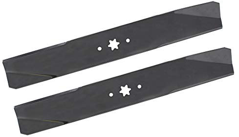 SECURA Jeu de lames (mulching) compatible avec Bestgreen BG 1396 SBK 13HH765F655 Tracteur de pelouse