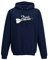 Hoodie Darts Pfeil Dartboard Sport Zielscheibe darten 10 Farben Herren XS - 5XL Steeldarts Bullseye Hobby Verein Dartsclub Kneipe Geschenk-Idee, Größe:4XL, Farbe:navy - Logo weiss