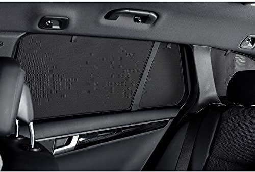 CAR SHADES Juego (Puertas traseras) Compatible con Volkswagen T-Roc 2017- (2-Partes) - Parasoles a Medida para Coches