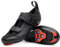 Tommaso Veloce II Fahrradschuhe - Ride in Style - Peloton Schuhe Triathlon Rennrad Indoor Cycling Herren Damen Kompatibel mit Look Delta SPD SPD-SL Stollen Weiß Schwarz, Schwarz - Herren, 44.5 EU