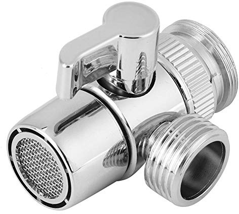Cikonielf Handduschspruta, Hårtvätt för hushållsbadkran Kranomvandlare Adapter Set Tillbehör Två typer Vattenutloppsläge (Kranomvandlare)
