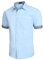 Enlision Men's Dress Shirt Short Sleeve Shirts Blue Button Up Casual Shirts L