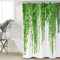 Jianghu Art Style Simple Vert Rideau de Douche Haute qualité Salle de Bain Tissu imperméable Toilette décor Rideaux de Douche 90x200cm/35x79in(WxH)