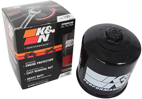 K&N Filters Filtro olio Filtro ad avvitamento KN-199