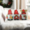 Ohok Dekorativ Weihnachten Kissenbezug 30x50 cm, Polyester Leinen Zierkissenbezüge Kissenbezüge Dekor Kissenhülle Set für Wohnzimmer Schlafzimmer Sofa Couch Auto (DREI Zwerge)