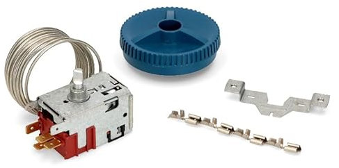BSSTORE Termostato frigorífico descongelación automática compatible universal capilar 1600 mm equivalente a 077B7003