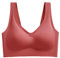 biJerou Unterwäsche Frauen,Negligee Damen,Sportunterwäsche ohne Stahlring Push Up BH Soft Komfort Seamless BH Daily Comfort Wireless Shaper Bra ohne Bügel Große Größen Damen BH