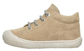 Naturino Cocoon-Lauflernschuhe aus Veloursleder, Hellbraun grau 20