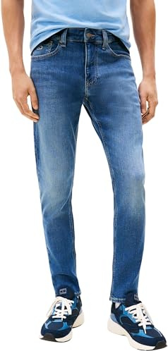Tommy Jeans Homme Jean Austin Slim Tapered Stretch, Bleu (Denim Medium), 30W/32L