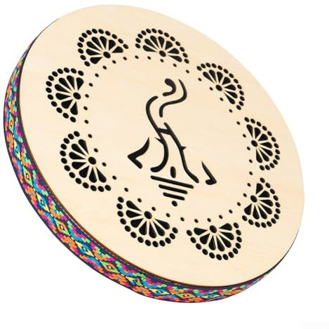 25,4 cm große Ozeantrommel, Ethnisches Percussion, Ozean, Folk, Percussion, Musiktherapie, Entspannung, sanfter Meeresklang, Musikinstrument imitiert den Klang des Meeres