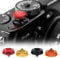 REYGEAK 4 pezzi grilletto concavo in lega di alluminio, pulsante di scatto morbido per Leica, per Fujifilm X100VI X-T30 X-T20 X-T10 X-T5 X-T4 X-T3 X-PRO ((4 pezzi (rosso/marrone/arancione/nero))