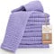 LAYNENBURG 10er-Set Premium Spucktücher Baby aus extra weichem Musselin - 100% Baumwolle - 30x50cm - Oeko Tex 100 - Musselin-tücher als Mulltücher, Mullwindeln oder Stoffwindeln (Lavendel)