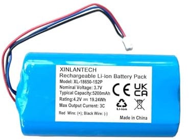 Batterie rechargeable de rechange 3,7 V 5200 mAh Ub18650-1s2p pour AOSU C9E2CA11, D1 SE, DC8L, C8L P1 Lite, C9L SolarCam D1 Lite/D1 Classic, C6L WirelessCam Lite