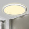 LQWELL® Deckenleuchte LED Deckenlampe, IP44 Wasserfest Badlampe Rund Flach 23W 3000K 2400LM Modern Schlicht Lampe Dünn für Wohnzimmer Badezimmer Schlafzimmer Küche Balkon Keller Büro, 300 * 25mm