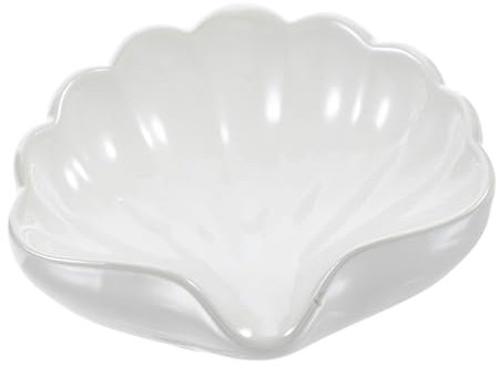djgkENVQ Porte-Savon, Porte-Savon en Forme de Coquillage Porte-Savon Évier Porte-éponge en céramique