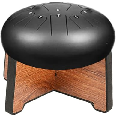 Percussion Snare Drum Ständer, Hand Pandorum Display Rack | Tangdrum Support | Hand Pandora Holder Stand, Detachable Adult Hand Fan Drum Display Rack for Ether Drum Tangdrums