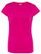 WIXSOO T-Shirt Girocollo Donna 100% Cotone Naturale (IT, Testo, M, Regular, Regular, Fuxia)