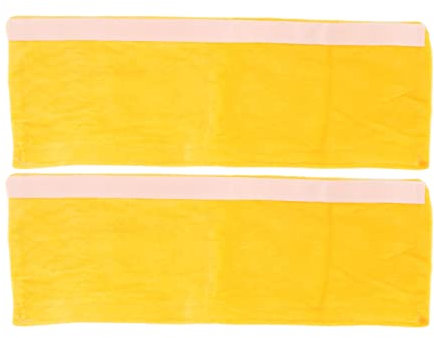 CaCaCook Lot de 2 poignées de réfrigérateur souples et étanches à la poussière pour réfrigérateur - Jaune