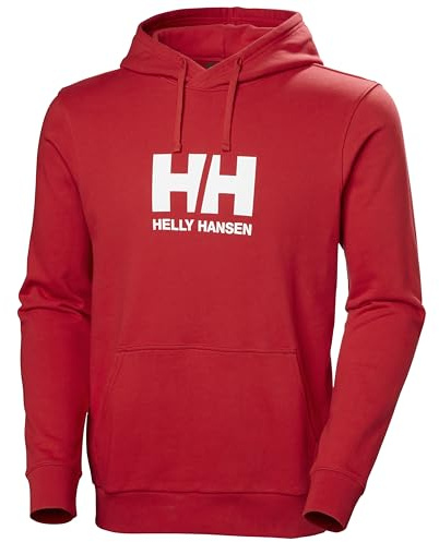 Helly Hansen Men's HH Logo Hoodie 3.0, 162 Red, XL