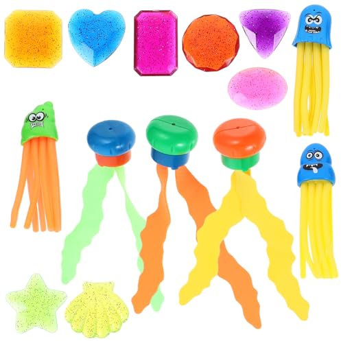 MUSISALY 14-teiliges Tauchspielzeug-Set Für Kinder Schwimmspielzeug Für Pool Unterwasser-sinkspielzeug Für Wasserspiele Leicht Und Tragbar Für Strand Und Garten