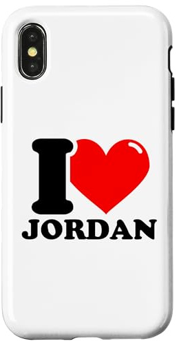 I love Jordan Case for iPhone X/XS
