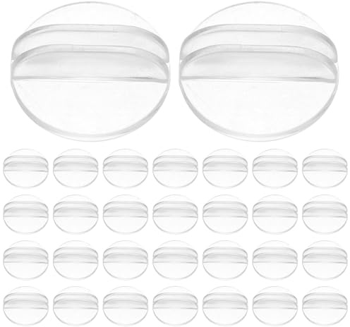 VICASKY Spielkartenclip 50 Stück 2cm Kunststoff Transparent Kartenhalter für Tischspiele und Sammelkarten