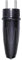 Merten 123551 Schwerer Vollgummi-SCHUKO-Stecker, schwarz