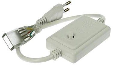 2 PZ Spina Alimentatore Trasformatore Raddrizzatore 4 Pin RGB Passo 12mm Con Mini Controller Per Bobina Led RGB 220V Fino a 50 Metri 500W