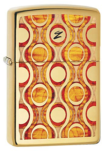 Zippo Lighter, High Polish Brass, smal