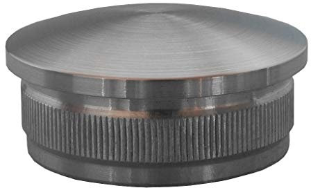 Endkappe gewölbt für 42,4 x 2 mm Rohr Stopfen Deckel Verschluß Geländer Abschlussdeckel
