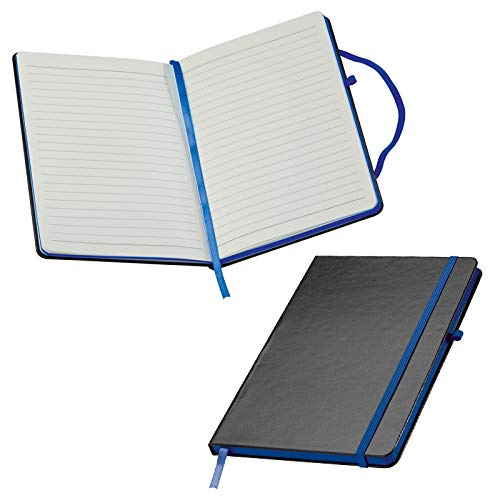 Notizbuch / DIN A5 / 160 S. / liniert / PU Hardcover / Farbe: blau