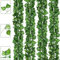 Bioc 24 Pezzi Edera Artificiale Finta, Piante Pendenti Artificiali Edera Finta, Edera Finta Decorazioni Edera Finta Pianta Artificiale Per Esterno, Balconi, Casa, Giardino, Feste