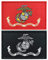 JBCD 2 Pack US Marine Corps Flag Patch Army Force Flags Tactical Patch Pride Flag Patch for Clothes Hat Patch Team Military Patches