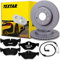 TEXTAR PRO BREMSSCHEIBEN 300x20mm + BELÄGE HINTEN FÜR 3er E90 E91 E92 E93 mit WARNKONTAKT // Bj. 2004-2013