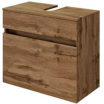 Waschbeckenunterschrank Brama 60 cm 1 Schublade – Eiche Wotan