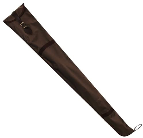 VicBre Housse pour Arme De Rangement pour Fusil sans Mousse 130cm x20cm, Marron