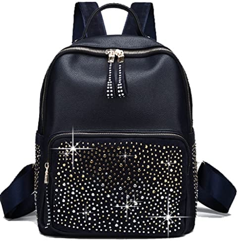 Zzfab Strass-Rucksack, Kunstleder