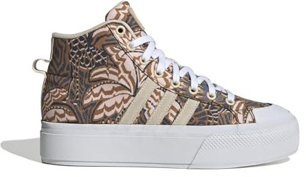 adidas Femme Bravada 2.0 Mid Platform Shoes Chaussures, Crystal Sand/Cream White/Cloud White, 40 EU