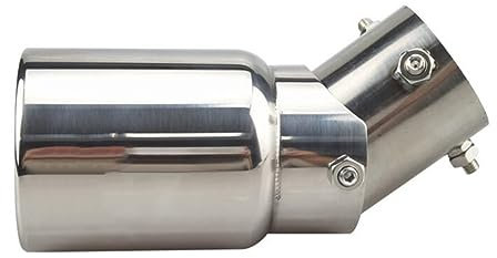 SANDNE Auspuff Endrohr Automobil-Auspuffspitze Endschalldämpfer 38–54 Mm Einlass Verstellbarer Winkel Verstellbar Edelstahl Auto Endrohre (Größe : A)