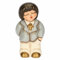 THUN, Bomboniera Bimbo Prima Comunione/Cresima in Ceramica Decorata a Mano, 3.8 x 2.6 x 7 cm h
